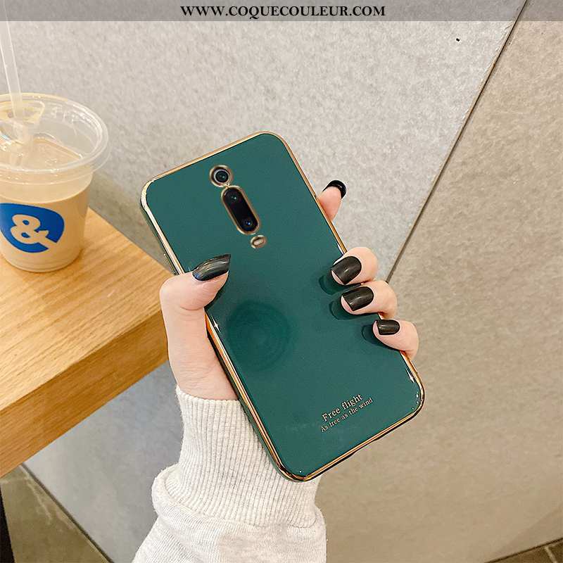 Coque Xiaomi Mi 9t Luxe Luxe Simple, Housse Xiaomi Mi 9t Personnalité Incassable Rose