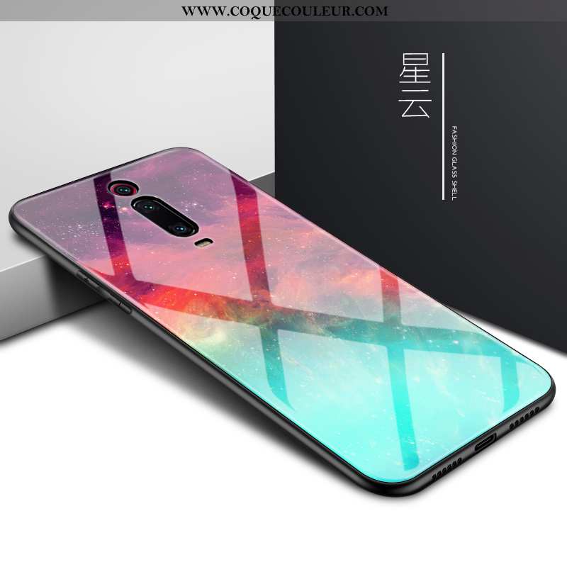 Coque Xiaomi Mi 9t Personnalité Protection Bleu, Housse Xiaomi Mi 9t Créatif Téléphone Portable Bleu