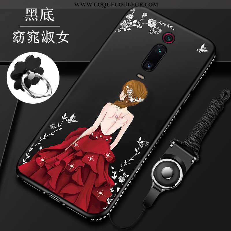 Étui Xiaomi Mi 9t Ultra Fluide Doux Rouge, Coque Xiaomi Mi 9t Tendance Tout Compris Rouge