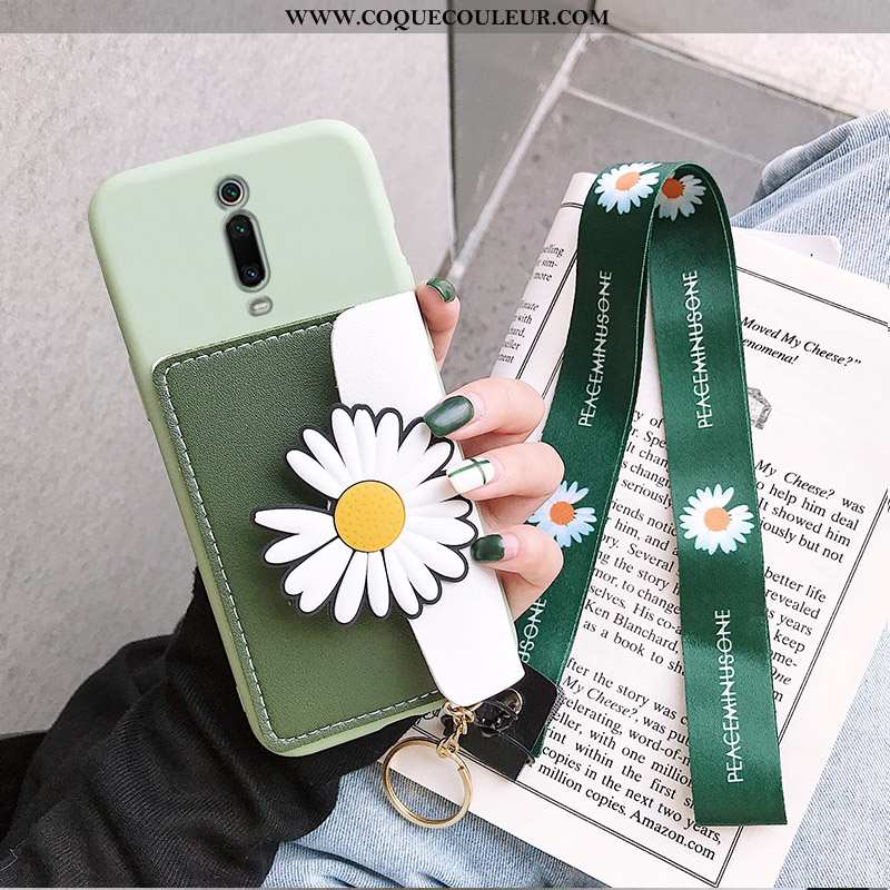 Coque Xiaomi Mi 9t Portefeuille Ornements Suspendus Petit, Housse Xiaomi Mi 9t Tendance Petite Margu