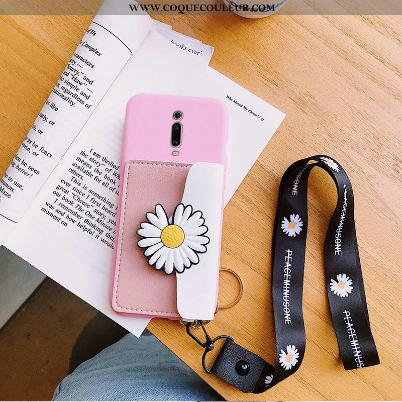 Coque Xiaomi Mi 9t Portefeuille Ornements Suspendus Petit, Housse Xiaomi Mi 9t Tendance Petite Margu