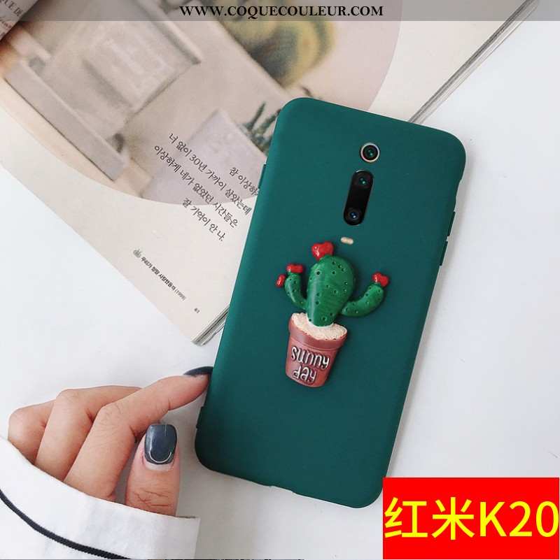 Coque Xiaomi Mi 9t Protection Charmant, Housse Xiaomi Mi 9t Personnalité Incassable Verte