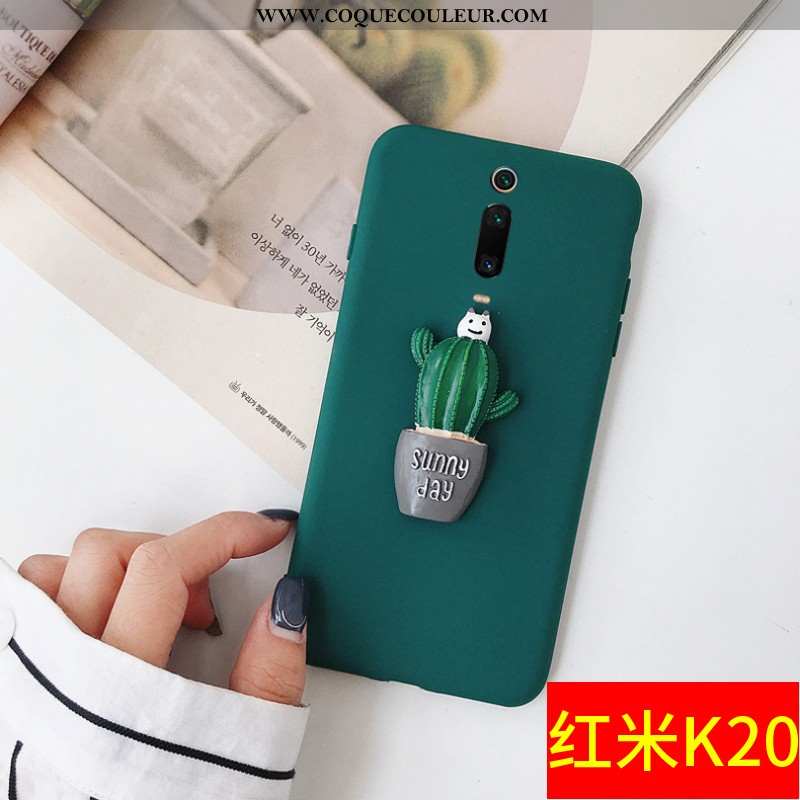 Coque Xiaomi Mi 9t Protection Charmant, Housse Xiaomi Mi 9t Personnalité Incassable Verte