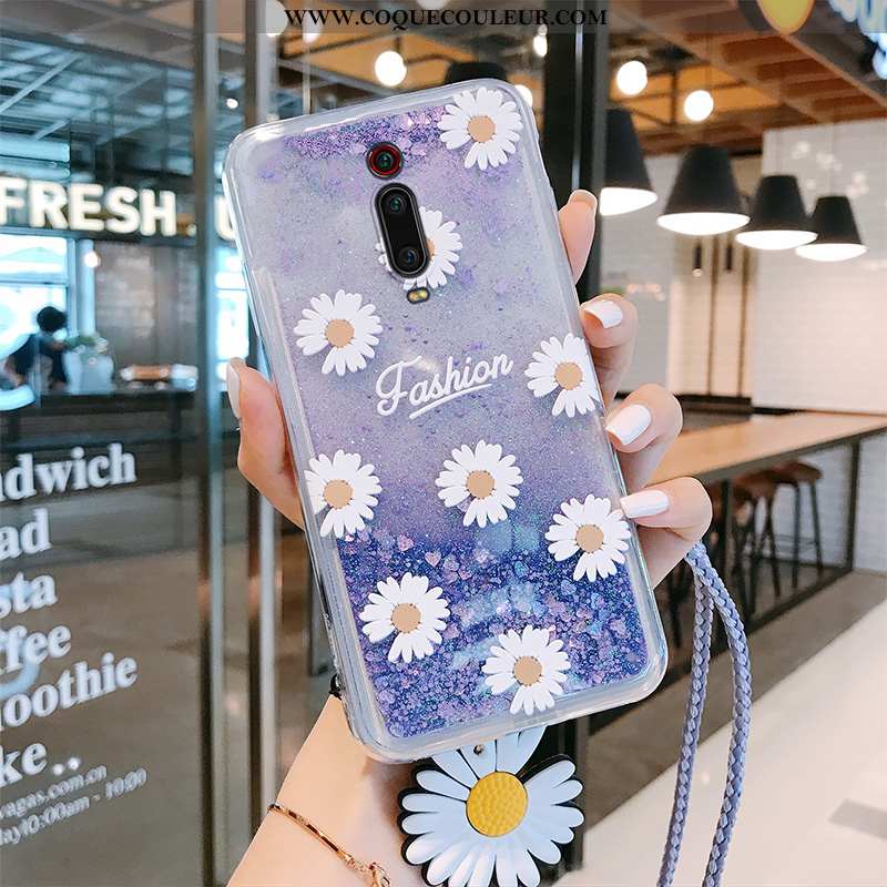 Étui Xiaomi Mi 9t Créatif Silicone Coque, Coque Xiaomi Mi 9t Tendance Protection Violet