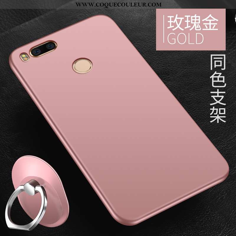 Étui Xiaomi Mi A1 Ultra Tout Compris Coque, Coque Xiaomi Mi A1 Légère Silicone Rouge