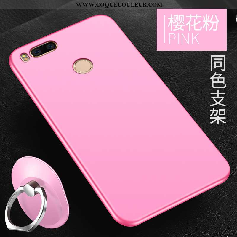 Étui Xiaomi Mi A1 Ultra Tout Compris Coque, Coque Xiaomi Mi A1 Légère Silicone Rouge