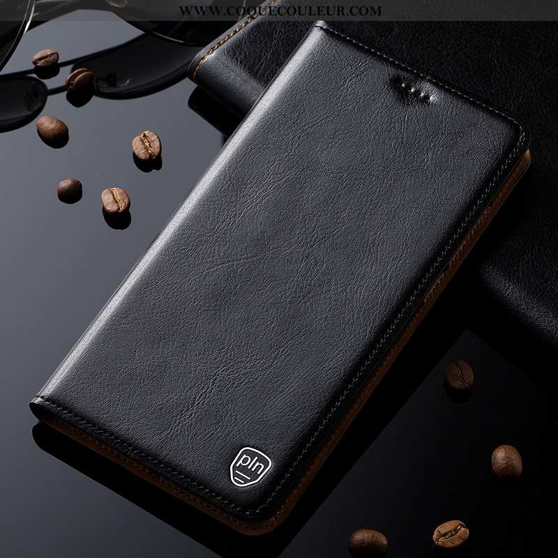 Coque Xiaomi Mi A1 Cuir Marron Protection Véritable, Housse Xiaomi Mi A1 Modèle Fleurie