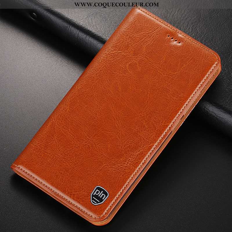 Coque Xiaomi Mi A1 Cuir Marron Protection Véritable, Housse Xiaomi Mi A1 Modèle Fleurie