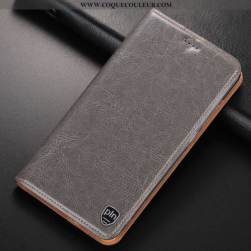 Coque Xiaomi Mi A1 Cuir Marron Protection Véritable, Housse Xiaomi Mi A1 Modèle Fleurie