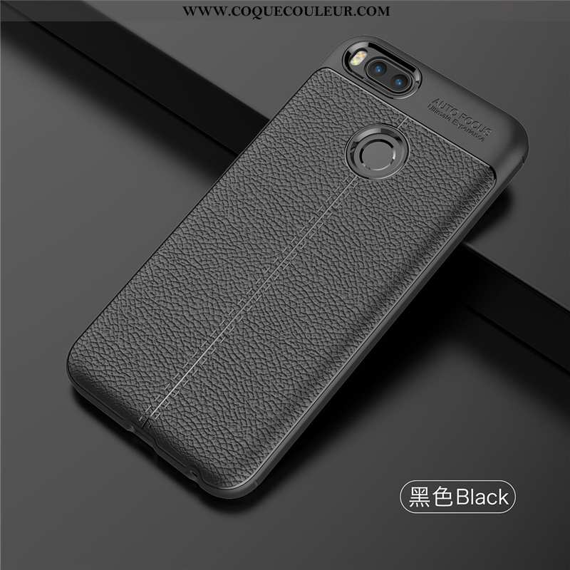 Coque Xiaomi Mi A1 Ultra Cuir Modèle Fleurie, Housse Xiaomi Mi A1 Tendance Luxe Bleu Foncé