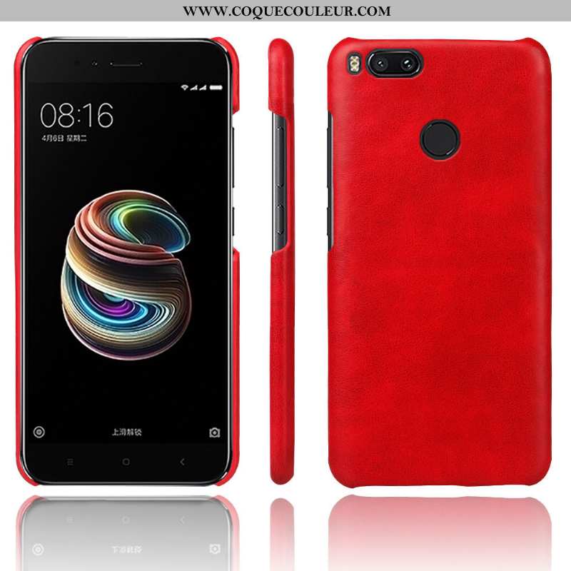 Housse Xiaomi Mi A1 Modèle Fleurie Orange Business, Étui Xiaomi Mi A1 Protection Qualité