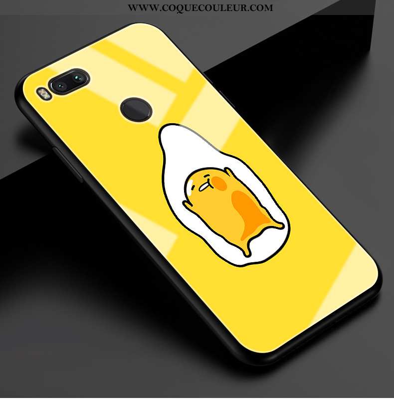 Coque Xiaomi Mi A1 Personnalité Tendance Petit, Housse Xiaomi Mi A1 Créatif Jaune