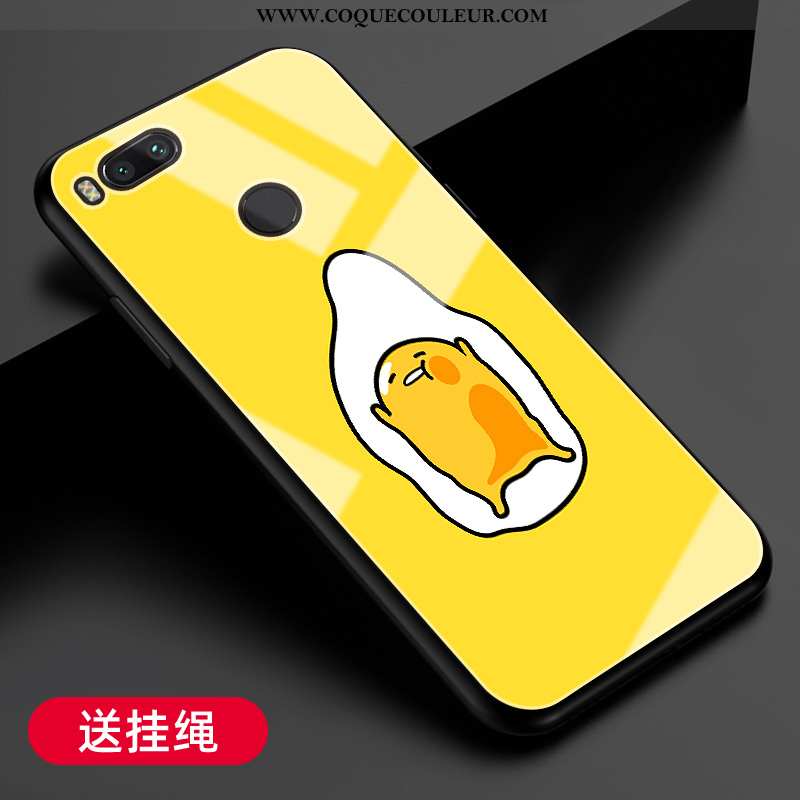 Coque Xiaomi Mi A1 Personnalité Tendance Petit, Housse Xiaomi Mi A1 Créatif Jaune