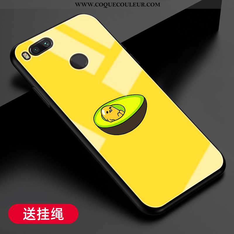 Coque Xiaomi Mi A1 Personnalité Tendance Petit, Housse Xiaomi Mi A1 Créatif Jaune