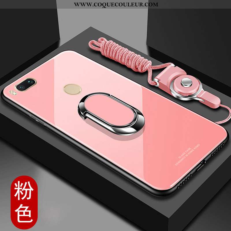 Housse Xiaomi Mi A1 Ornements Suspendus Membrane Étui, Étui Xiaomi Mi A1 Tendance Support Rose