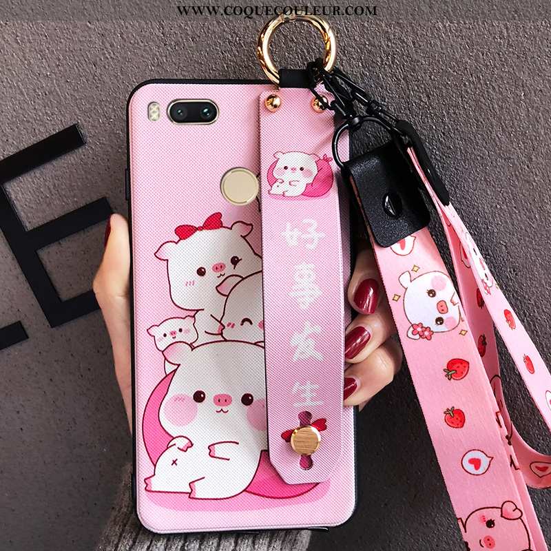 Coque Xiaomi Mi A1 Ornements Suspendus Dessin Animé Protection, Housse Xiaomi Mi A1 Personnalité Pet