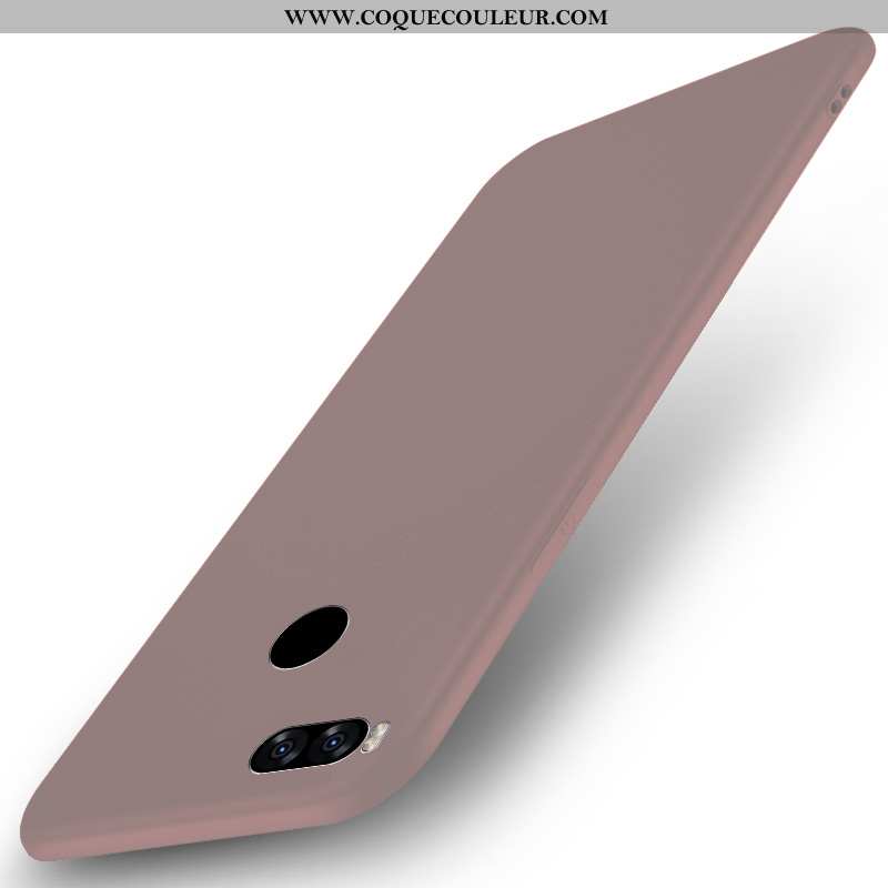 Étui Xiaomi Mi A1 Silicone Petit Téléphone Portable, Coque Xiaomi Mi A1 Protection Noir Rose