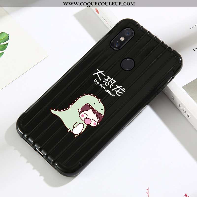 Coque Xiaomi Mi A2 Lite Dessin Animé Vert Tout Compris, Housse Xiaomi Mi A2 Lite Charmant Mesh Verte