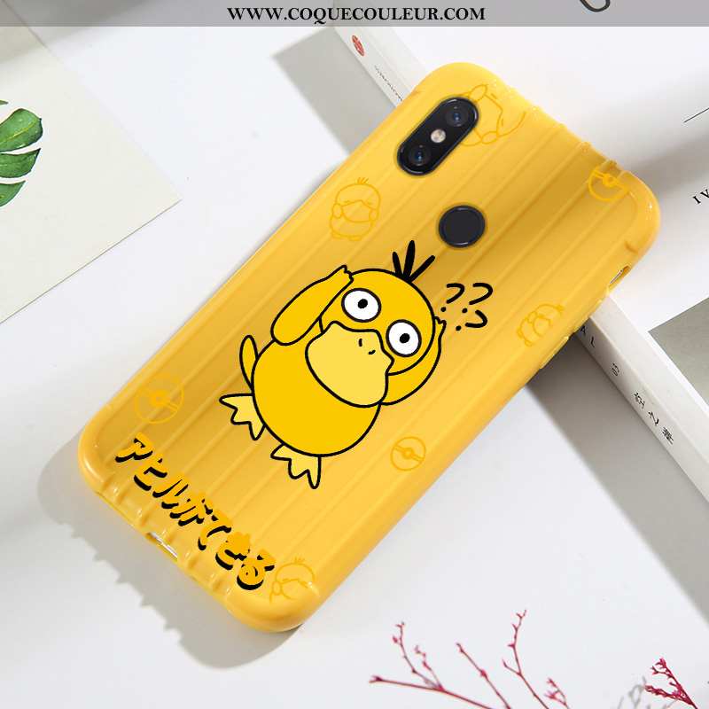 Coque Xiaomi Mi A2 Lite Dessin Animé Vert Tout Compris, Housse Xiaomi Mi A2 Lite Charmant Mesh Verte