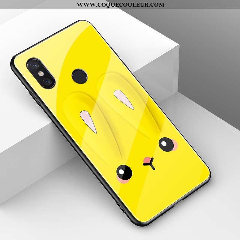 Housse Xiaomi Mi A2 Lite Créatif Tout Compris Verre, Étui Xiaomi Mi A2 Lite Tendance Protection Viol