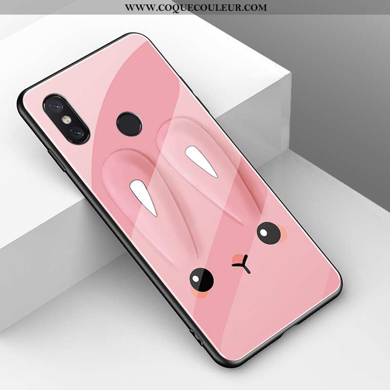 Housse Xiaomi Mi A2 Lite Créatif Tout Compris Verre, Étui Xiaomi Mi A2 Lite Tendance Protection Viol