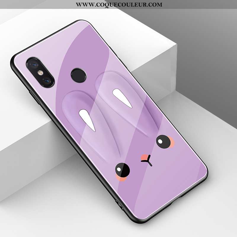 Housse Xiaomi Mi A2 Lite Créatif Tout Compris Verre, Étui Xiaomi Mi A2 Lite Tendance Protection Viol