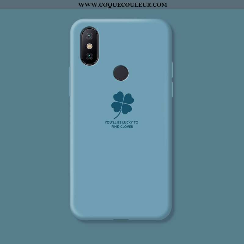 Housse Xiaomi Mi A2 Lite Silicone Petit Incassable, Étui Xiaomi Mi A2 Lite Protection Téléphone Port