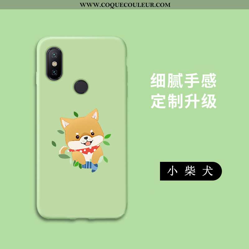 Coque Xiaomi Mi A2 Lite Personnalité Vert, Housse Xiaomi Mi A2 Lite Dessin Animé Téléphone Portable 