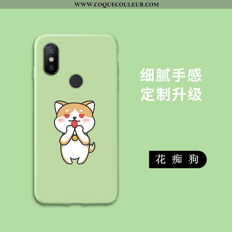 Coque Xiaomi Mi A2 Lite Personnalité Vert, Housse Xiaomi Mi A2 Lite Dessin Animé Téléphone Portable 