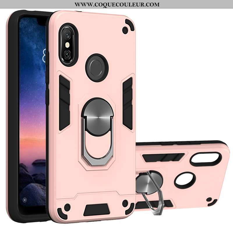 Housse Xiaomi Mi A2 Lite Protection Support Jaune, Étui Xiaomi Mi A2 Lite Coque Antidérapant Jaune