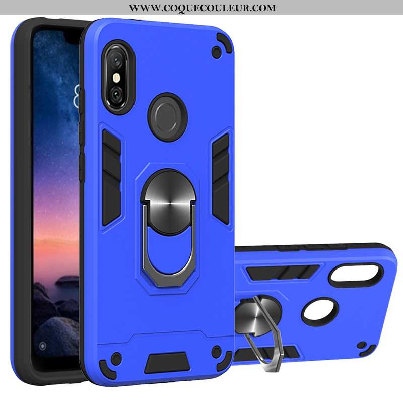 Housse Xiaomi Mi A2 Lite Protection Support Jaune, Étui Xiaomi Mi A2 Lite Coque Antidérapant Jaune