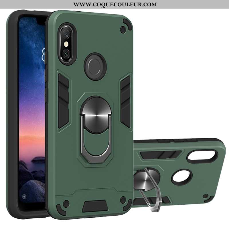 Housse Xiaomi Mi A2 Lite Protection Support Jaune, Étui Xiaomi Mi A2 Lite Coque Antidérapant Jaune