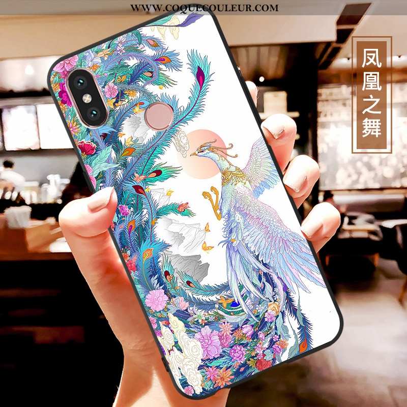 Étui Xiaomi Mi A2 Lite Fluide Doux Coque Multicolore, Xiaomi Mi A2 Lite Dessin Animé Téléphone Porta