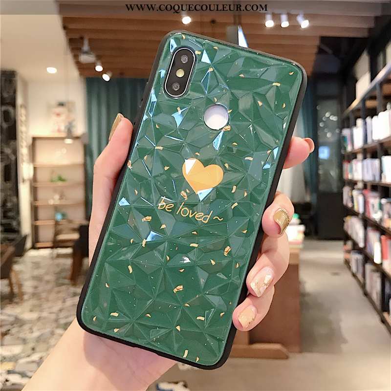 Coque Xiaomi Mi A2 Lite Tendance Net Rouge Tout Compris, Housse Xiaomi Mi A2 Lite Modèle Fleurie Rou