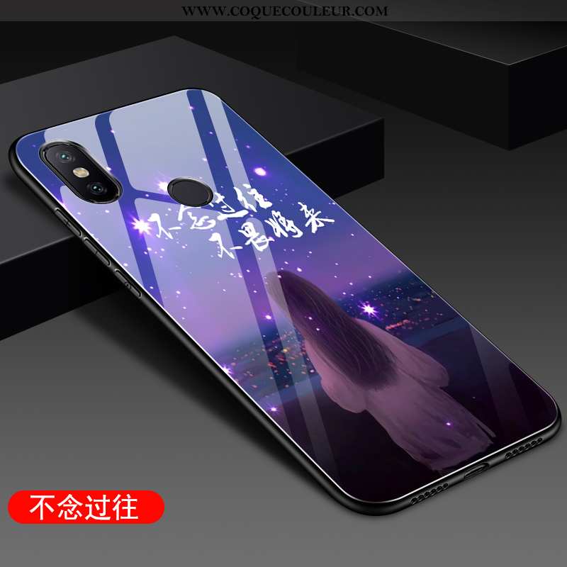 Étui Xiaomi Mi A2 Légère Difficile Légères, Coque Xiaomi Mi A2 Fluide Doux Tendance Violet