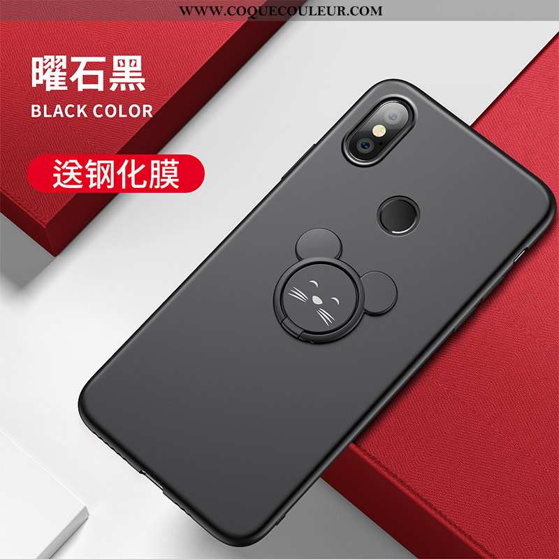 Coque Xiaomi Mi A2 Fluide Doux Rat Nouveau, Housse Xiaomi Mi A2 Silicone Charmant Rose