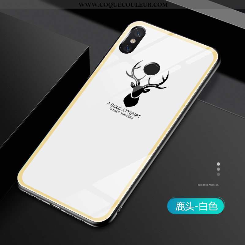 Étui Xiaomi Mi A2 Mode Téléphone Portable Fluide Doux, Coque Xiaomi Mi A2 Protection Net Rouge Gris