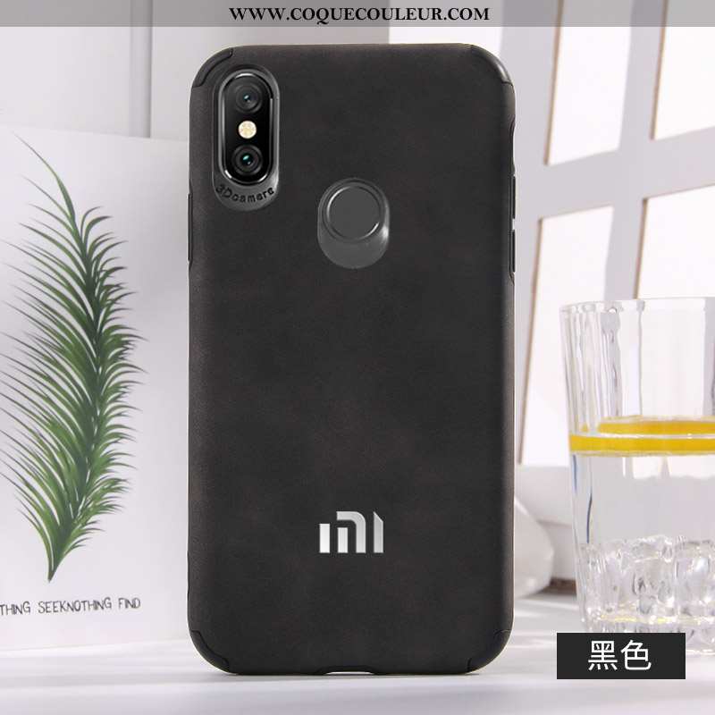 Étui Xiaomi Mi A2 Mode Tendance Nouveau, Coque Xiaomi Mi A2 Protection Téléphone Portable Rouge