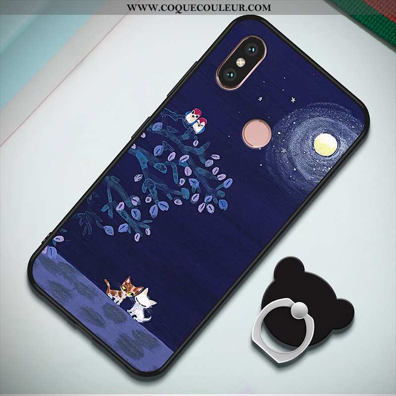 Housse Xiaomi Mi A2 Fluide Doux Protection Petit, Étui Xiaomi Mi A2 Silicone Tout Compris Rose