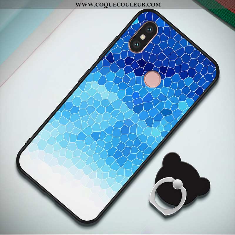 Housse Xiaomi Mi A2 Fluide Doux Protection Petit, Étui Xiaomi Mi A2 Silicone Tout Compris Rose