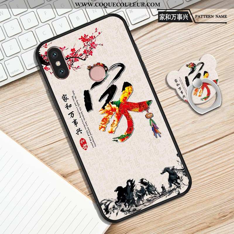 Coque Xiaomi Mi A2 Dessin Animé Étui Tout Compris, Housse Xiaomi Mi A2 Fluide Doux Téléphone Portabl