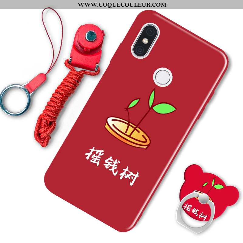 Étui Xiaomi Mi A2 Personnalité Coque Téléphone Portable, Xiaomi Mi A2 Mode Protection Jaune