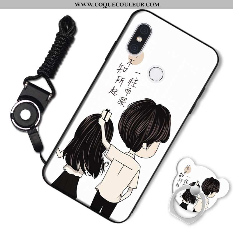 Étui Xiaomi Mi A2 Personnalité Coque Téléphone Portable, Xiaomi Mi A2 Mode Protection Jaune