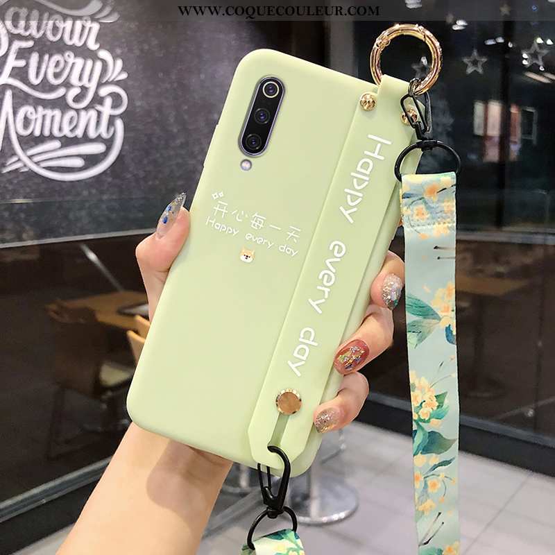 Coque Xiaomi Mi A3 Silicone Incassable, Housse Xiaomi Mi A3 Protection Délavé En Daim Armée Verte