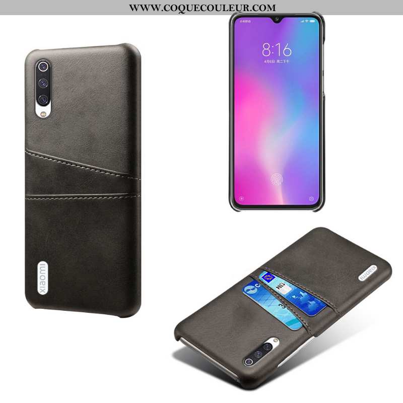 Housse Xiaomi Mi A3 Protection Carte Jaune, Étui Xiaomi Mi A3 Personnalité Vintage Jaune