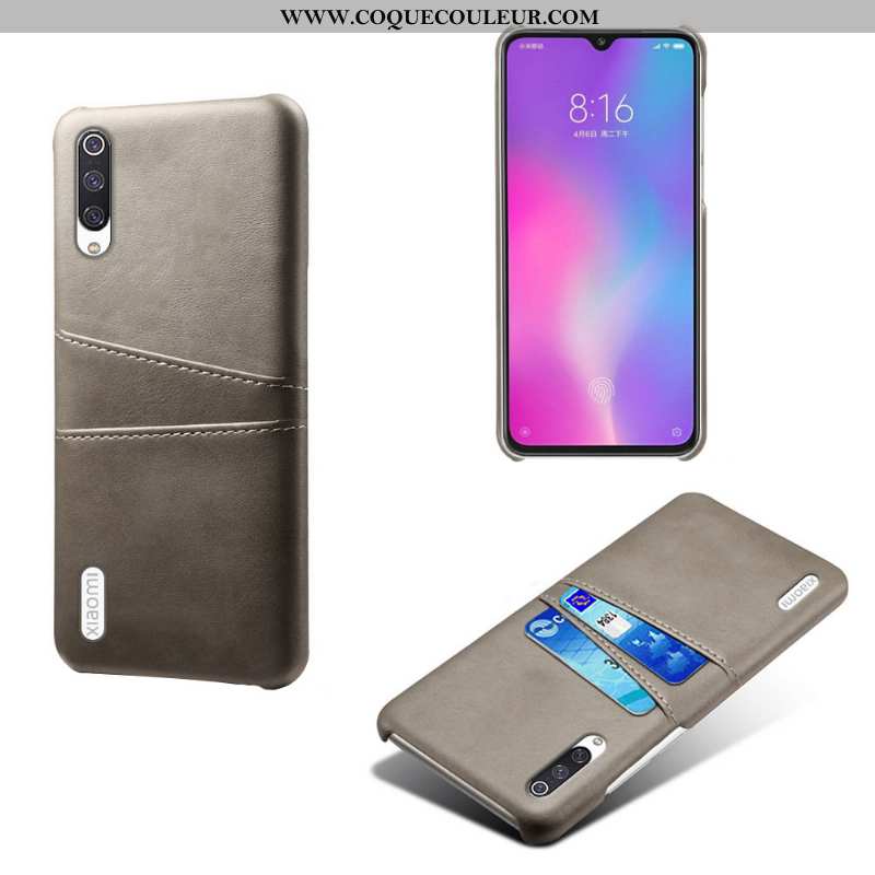 Housse Xiaomi Mi A3 Protection Carte Jaune, Étui Xiaomi Mi A3 Personnalité Vintage Jaune