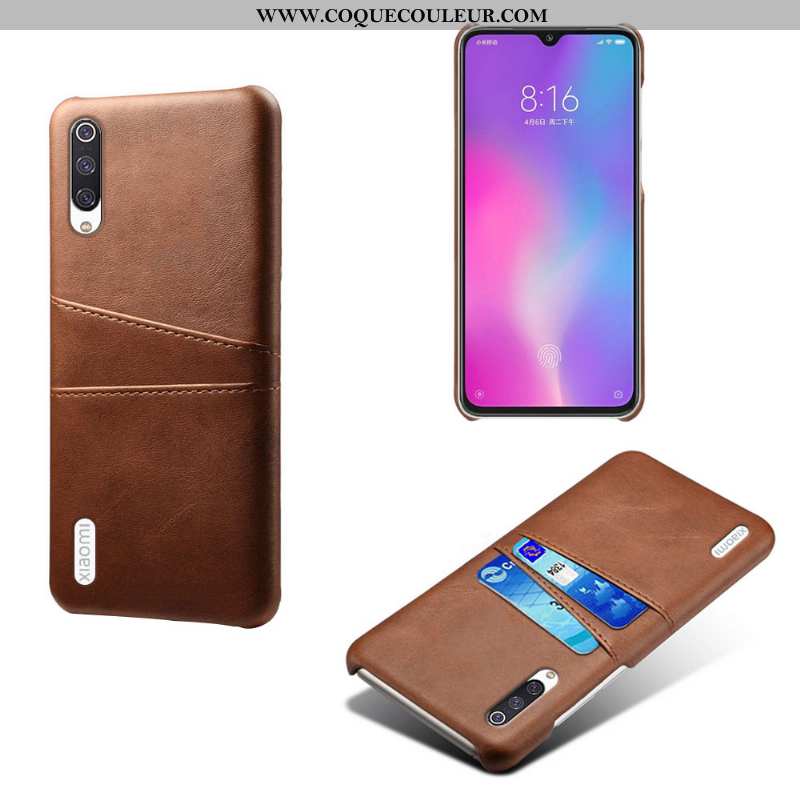 Housse Xiaomi Mi A3 Protection Carte Jaune, Étui Xiaomi Mi A3 Personnalité Vintage Jaune