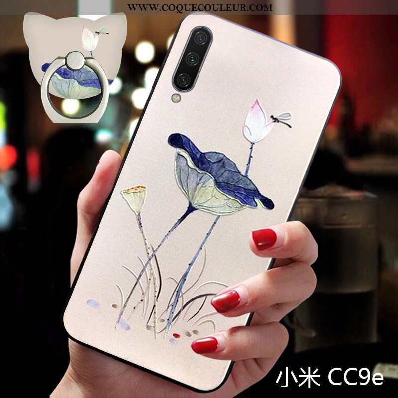 Coque Xiaomi Mi A3 Tendance Vent Bleu, Housse Xiaomi Mi A3 Légère Protection Bleu