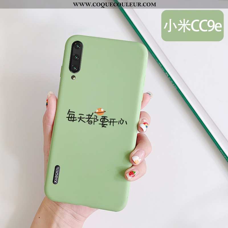 Housse Xiaomi Mi A3 Téléphone Portable Amoureux Frais, Étui Xiaomi Mi A3 Incassable Verte