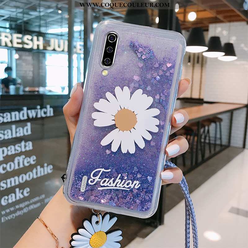 Coque Xiaomi Mi A3 Créatif Petit Ornements Suspendus, Housse Xiaomi Mi A3 Tendance Personnalité Rose